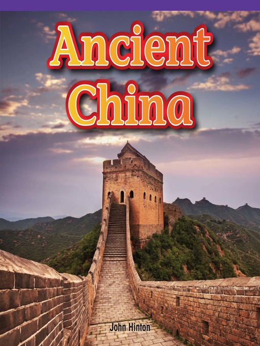 Title details for Ancient China by John Hinton - Available